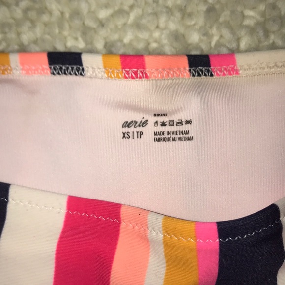 stripe aerie bikini bottoms - Picture 3 of 4